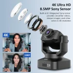 PTZ 4K Webcam with Sony Starvis Sensor and 5X Digital Zoom 4 | PricZone PTZ 4K Webcam with Sony Starvis Sensor and 5X Digital Zoom 4 | PricZone
