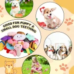 3 4 Pieces Of Randomly Made Dog Squeaky Toys Cute Plush 5 | PricZone
