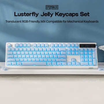 Epomaker Lusterfly Jelly Keycaps Set 123 Mda Profile 1 | PricZone