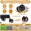 4-Wheel Pet Stroller for Foldable Outdoor Travel Carrier