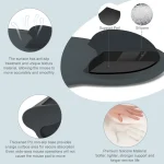 Ergonomic Wrist Rest Support for Mouse and Keyboard Curved 2 | PricZone