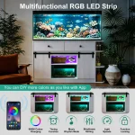75 Gallon Aquarium Stand with LED Light Power Outlets 55 75 3 | PricZone