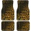 Afrocentric Geometric Car Floor Mats Full Sets