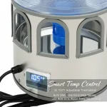 Stainless Steel Heated Chicken Waterer 5 Gal 80W Auto 4 | PricZone