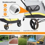 Dog Stroller for Small Medium Dual Entry Pet All Terrain 6 | PricZone