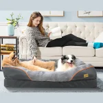 Large Dog Bed Soft Comfortable Anti Allergy Warm Fleece 4 | PricZone
