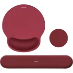 Ergonomic Wrist Rest for Mouse and Keyboard Curved Wine 1 | PricZone