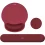 Ergonomic Wrist Rest for Mouse and Keyboard Curved Wine