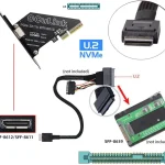 PCI Express 40 Pcie 8X Detachable Dual Oculink Adapter 4 | PricZone
