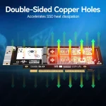 Jeyi 2Bay M2 NVMe PCIe 50 X16 Expansion Card 5 | PricZone Jeyi 2 Bay M2 NVMe PCIe 50 X16 Expansion Card 5 | PricZone