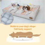 Bingopaw Large Dog Bed Washable Rectangular Pet Pillow 5 | PricZone Bingopaw Large Dog Bed Washable Rectangular Pet Pillow 5 | PricZone