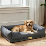 Large Orthopedic Dog Bed Pet Sofa with Bolster Sides 3 | PricZone