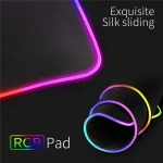 RGB Gaming Mouse Pad 016 Inch Thickness 13 Light Modes 4 | PricZone