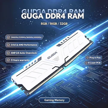 Gudga Ddr4 RAM Desktop Memory 8Gb/16Gb/32Gb 288-Pin Dimm 1
