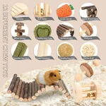 Hamster Toys Guinea Pig Wheel Cage Accessories Small Animal 4 | PricZone