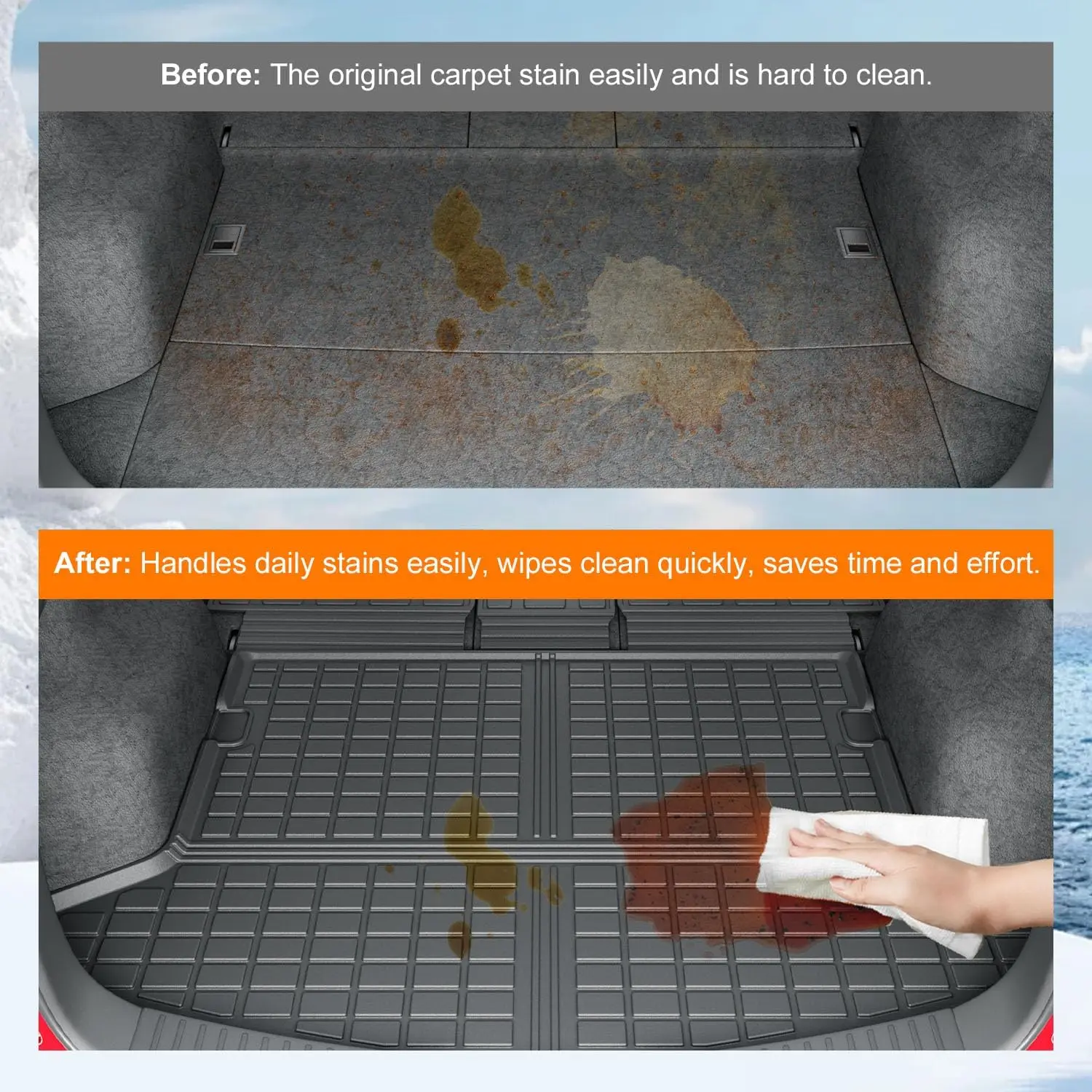 Mazda Cx5 Trunk Liner with Backrest Mats Tpe Cargo Mat 3 | PricZone Mazda Cx 5 Trunk Liner with Backrest Mats Tpe Cargo Mat 3 | PricZone