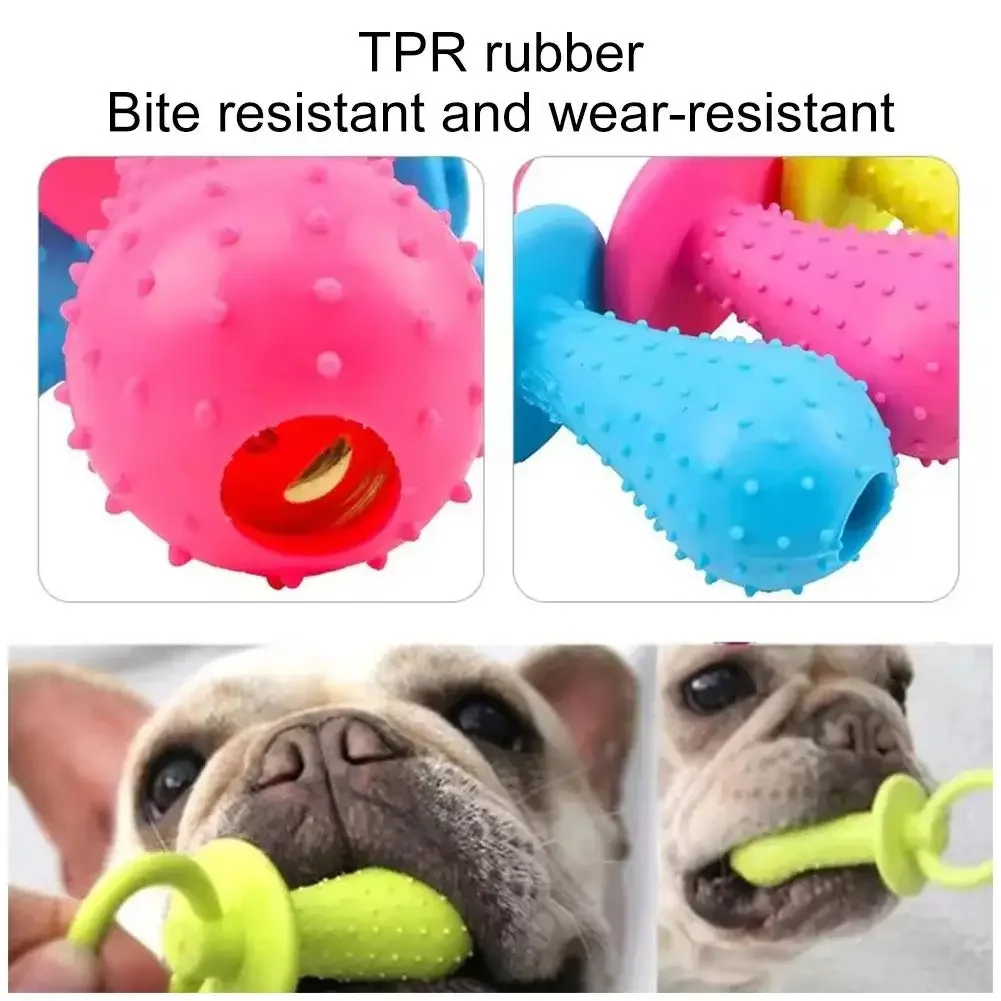 Squeaky Bell TPR Dog Pacifier Toy Safe NonToxic Durable 3 | PricZone Squeaky Bell TPR Dog Pacifier Toy Safe Non Toxic Durable 3 | PricZone