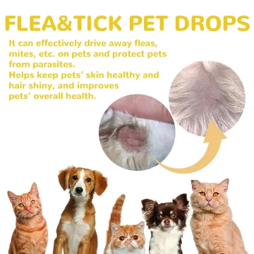 Yegbong Pet External Insect Repellent Drops Tick Removal 2