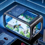 Transparent Luxury Fish Tank Durable Living Room Decoration 5 | PricZone
