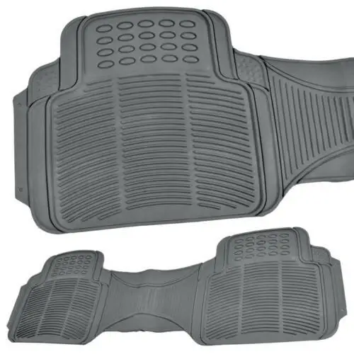 Row Car Rubber Floor Mats Gray All Weather with Cargo Liner 3 | PricZone Row Car Rubber Floor Mats Gray All Weather with Cargo Liner 3 | PricZone