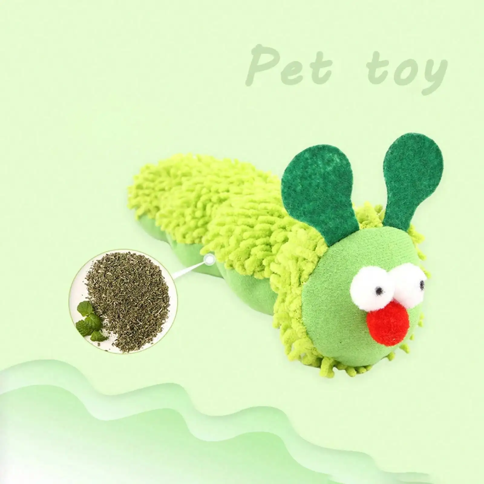 Caterpillar Catnip Molar Toy for Cats 3 | PricZone Caterpillar Catnip Molar Toy for Cats 3 | PricZone