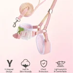 Random 2Pcs Cute Kitten and Leash Set Adjustable Breathable 4 | PricZone Random 2Pcs Cute Kitten and Leash Set Adjustable Breathable 4 | PricZone