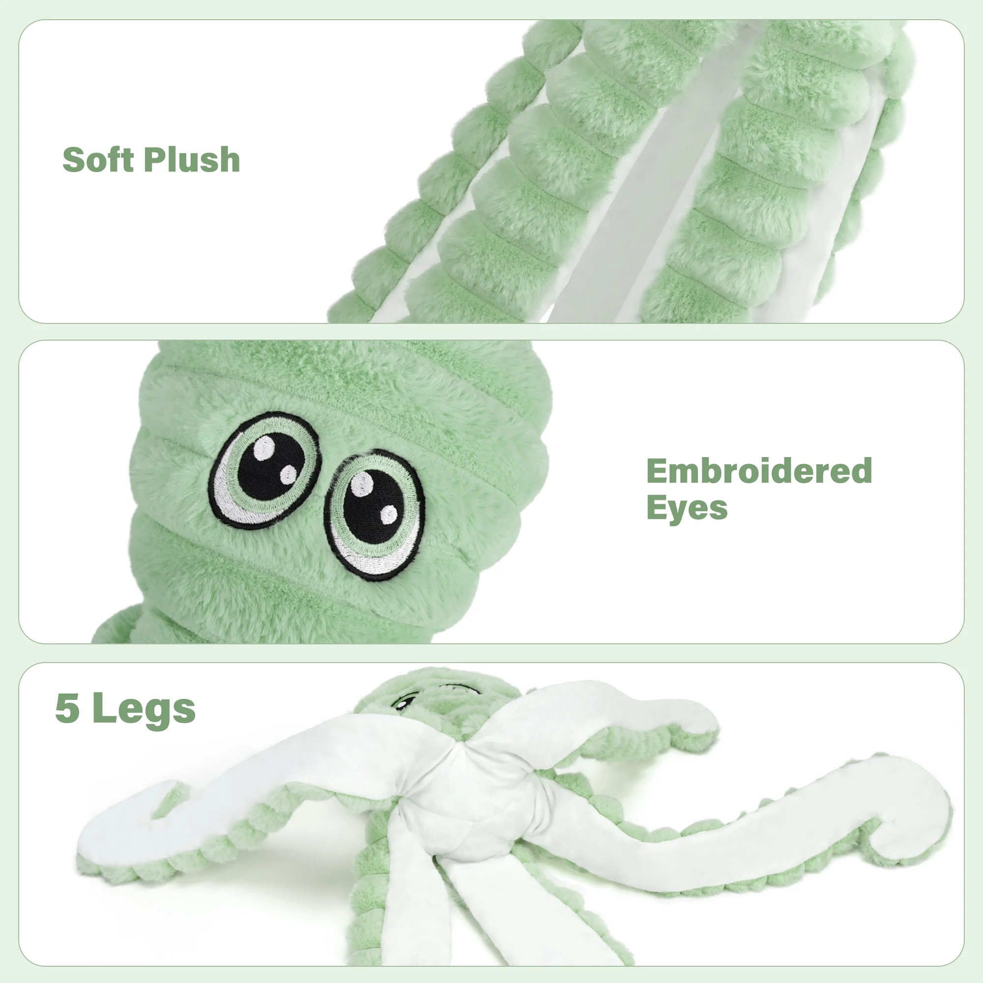 Octopus Design Pet Grinding Teeth Squeaky Plush Toy 4 | PricZone Octopus Design Pet Grinding Teeth Squeaky Plush Toy 4 | PricZone