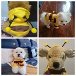 Bee Pet Puppy Coat Dog Hoodies Winter Warm Costume 4 | PricZone