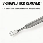 Stainless Steel Tick Remover Tool Pet Fleas Comb 4 | PricZone