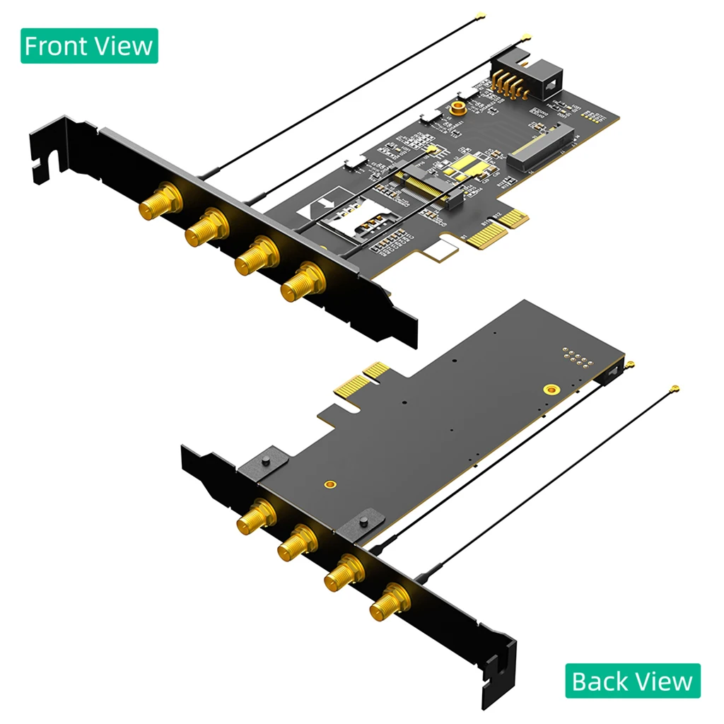 M.2 3G/4G WiFi Card to PCIe x1 Adapter 9