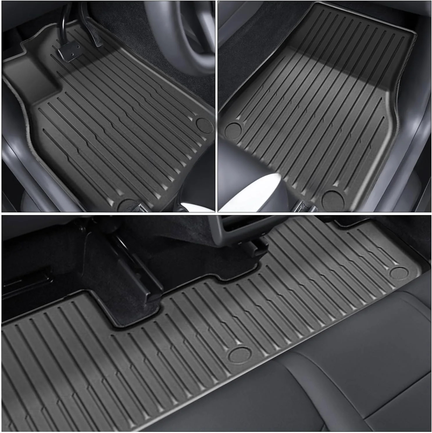 Tesla Model Y Juniper All Weather Floor Mats Set 2 | PricZone Tesla Model Y Juniper All Weather Floor Mats Set 2 | PricZone