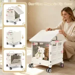 2In1 Foldable Shopping Cart Rolling Pet Carrier 55L 2 | PricZone 2 In 1 Foldable Shopping Cart Rolling Pet Carrier 55L 2 | PricZone