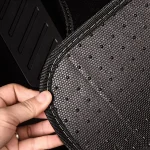 Black Leather Car Floor Mats with Anti Slip Backing 5 | PricZone