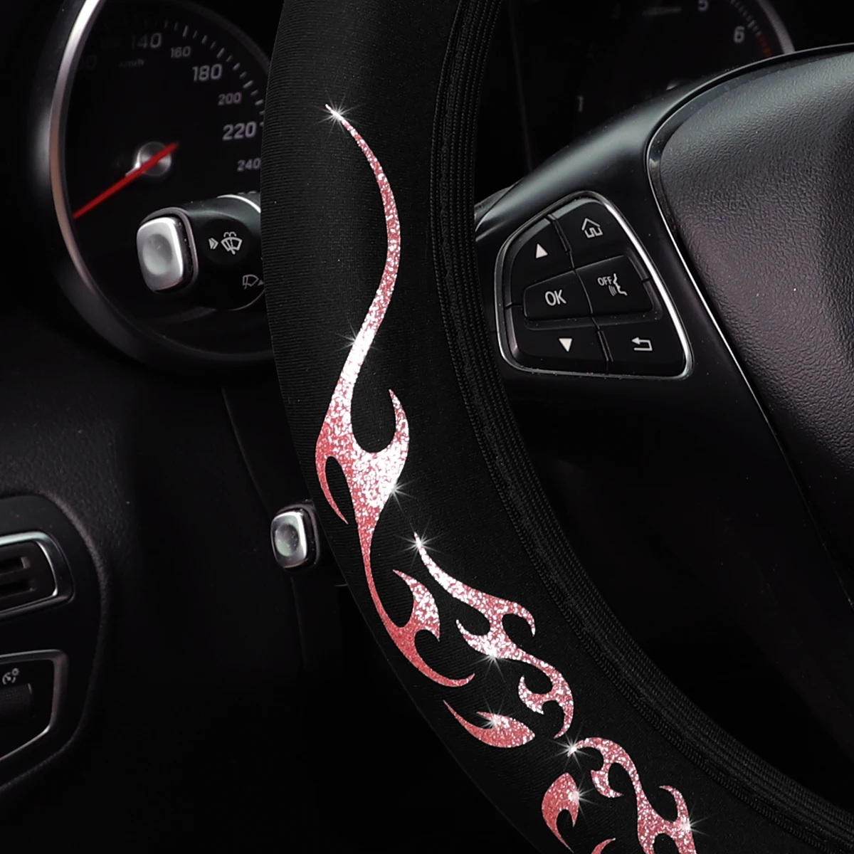 515 Inch Flame Totem Dynamic Fabric Car Steering Wheel 2 | PricZone 5 15 Inch Flame Totem Dynamic Fabric Car Steering Wheel 2 | PricZone