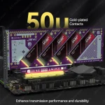 Jeyi Pcie 50 X16 Quad M2 Expansion Card with 4Bay Nvme 5 | PricZone Jeyi Pcie 50 X16 Quad M2 Expansion Card with 4 Bay Nvme 5 | PricZone
