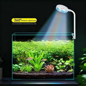 USB LED Fish Tank Clip Lamp High Transparency Bright 1 | PricZone