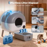 Automatic Self Cleaning Cat Litter Box 76L Smart App 4 | PricZone