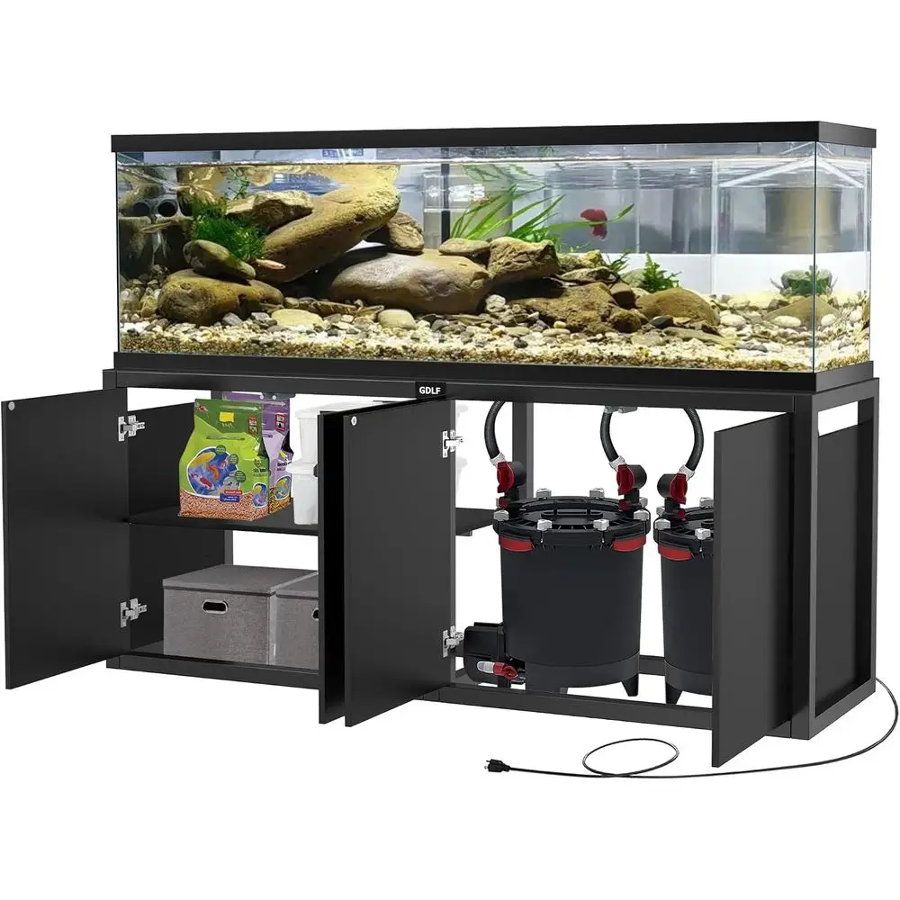 Heavy-Duty Metal Stand for 125-150 Gallon Aquariums 10