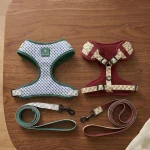 Geometric Pattern Dog Chest Harness and Leash Set 4 | PricZone Geometric Pattern Dog Chest Harness and Leash Set 4 | PricZone