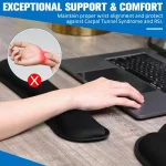 Ergonomic Mouse Pad and Keyboard Set with Wrist Support 5 | PricZone Ergonomic Mouse Pad and Keyboard Set with Wrist Support 5 | PricZone