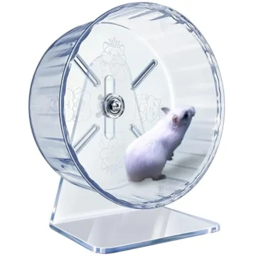 Super Silent Hamster Exercise Wheel with Adjustable Stand 2