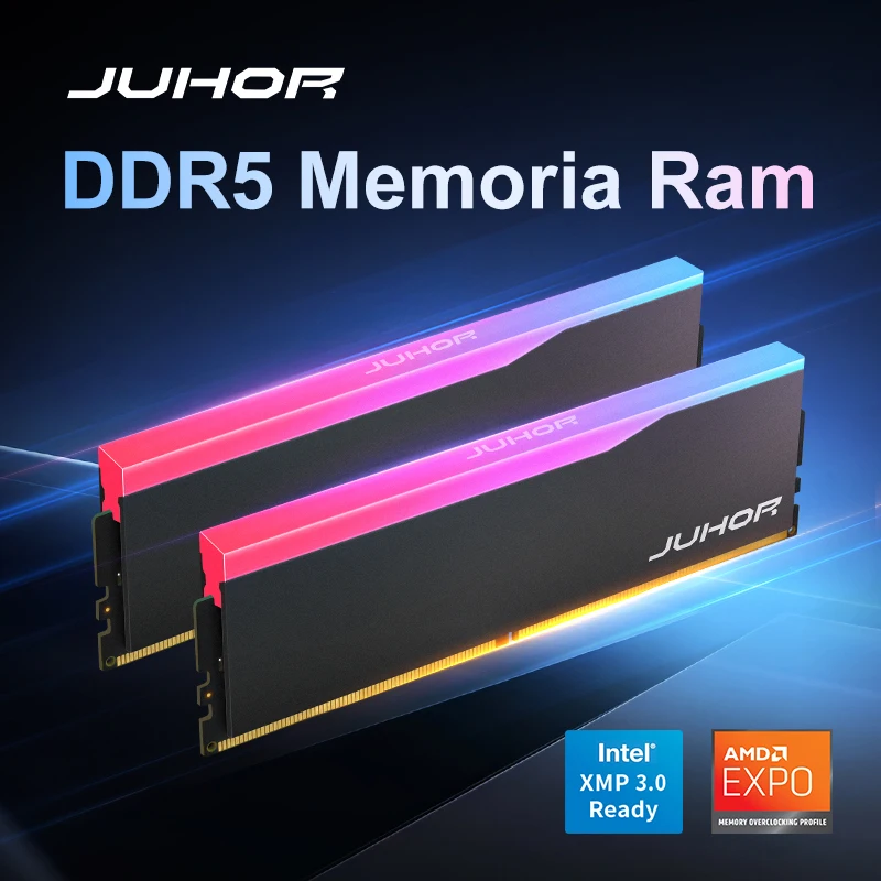 Juhor RGB Ddr5 16Gb Desktop Memory 5600-6400Mhz 7