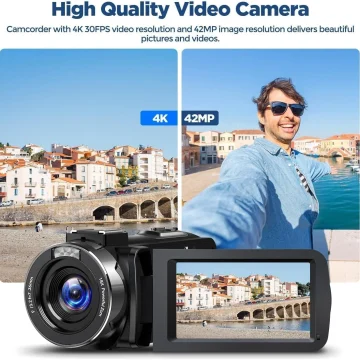 42Mp 4K Video Camera with 30 Inch 270 Degree Rotating 2 | PricZone