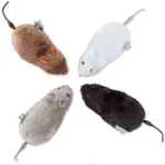 Lifelike Running Plush Mouse Toy 1Pc Spring Powered 3 | PricZone