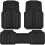 Heavy Duty Rubber Car Floor Mats Waterproof All Weather