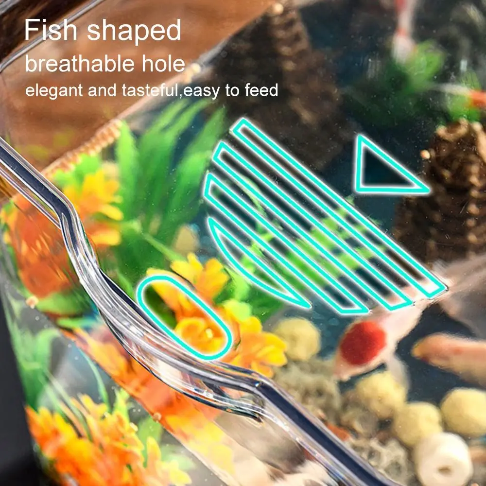 High-Quality Transparent Fish Tank Plastic Square Breeding 11