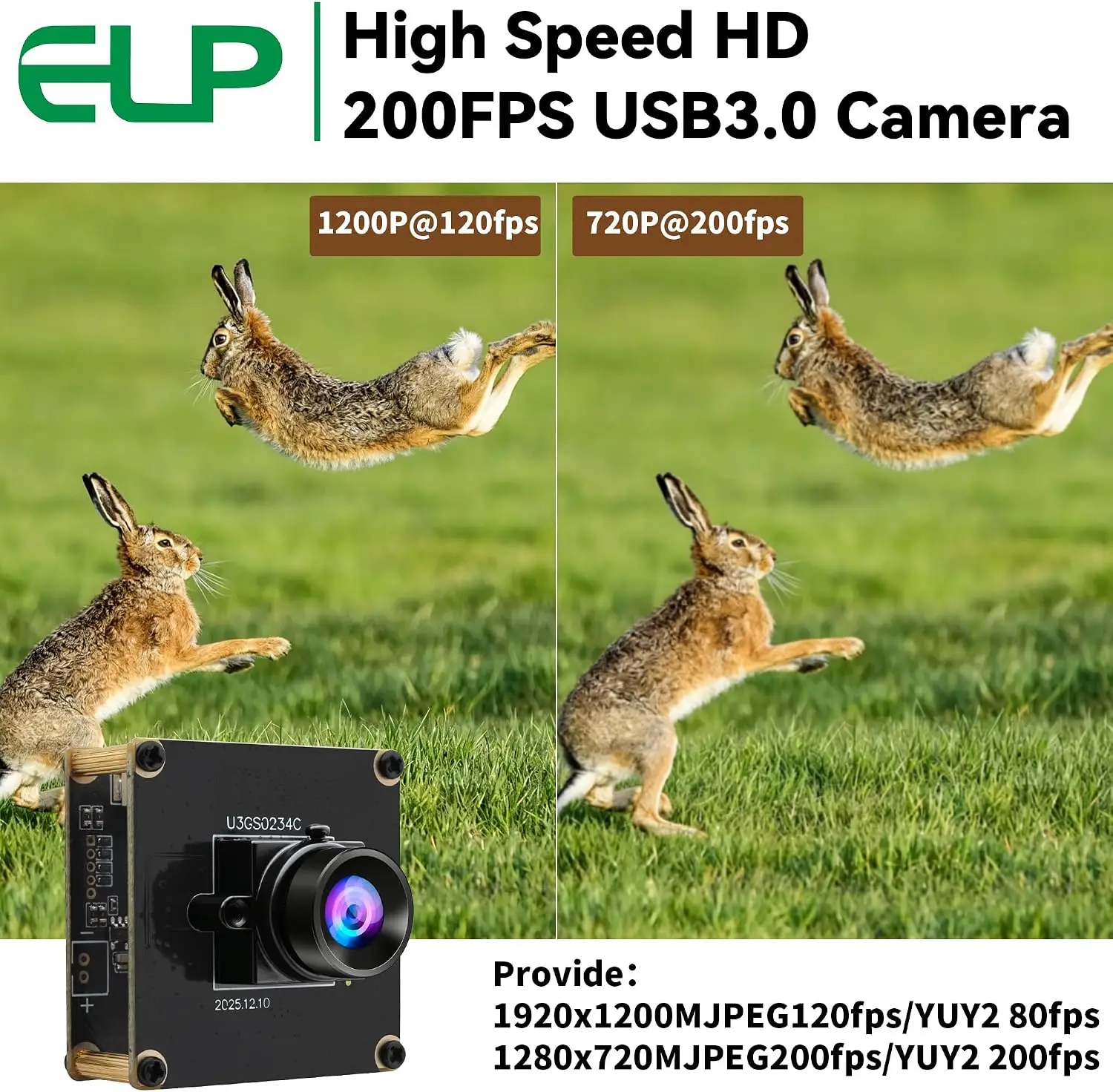200Fps Global Shutter USB 30 Camera Module 2Mp 110° Wide 2 | PricZone 200Fps Global Shutter USB 30 Camera Module 2Mp 110° Wide 2 | PricZone
