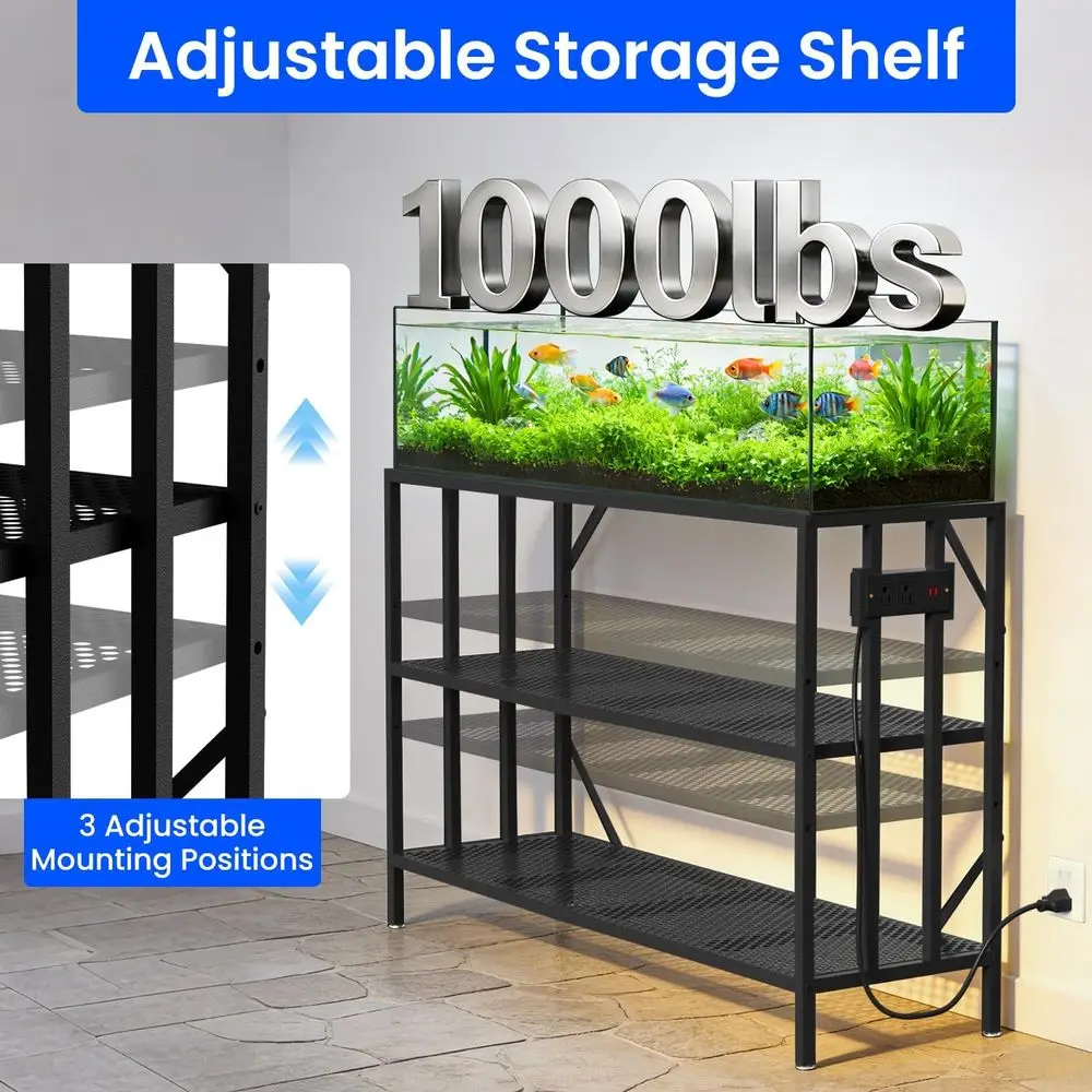 5575 Gallon Ish Tank Stand with Power Outlet Heavy Duty 5 | PricZone 55 75 Gallon Ish Tank Stand with Power Outlet Heavy Duty 5 | PricZone