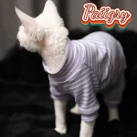 Tricolor Hairless Cat Warm Four Legged Sphinx Clothes 3 | PricZone