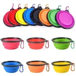 Folding Silicone Dog Feeder Bowl 2 In 1 Pet Dispenser 1 | PricZone